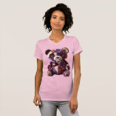 T-shirt Doux ours en patchwork câlin (Devant entier)