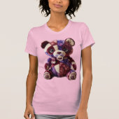 T-shirt Doux ours en patchwork câlin (Devant)
