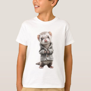 T-shirt Doux Pull Furet Enfants