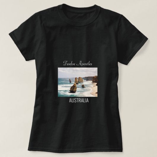 T-shirt Douze Apôtres Victoria Australie Voyage (Design devant)