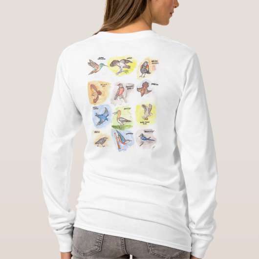 T-shirt Douze oiseaux (Dos)