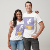 T-shirt Dove Bird World Peace White (Unisexe)