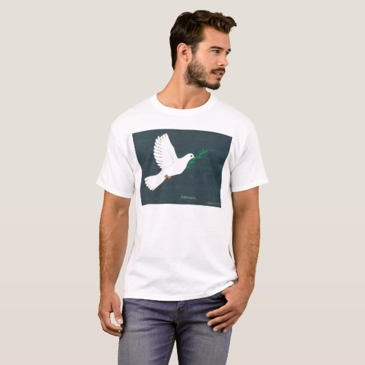 T-shirt Dove - Kids Art pour CHOC (Devant entier)