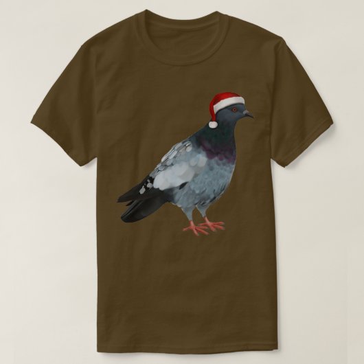 T-shirt Dove Pigeon Noël 2 (Design devant)
