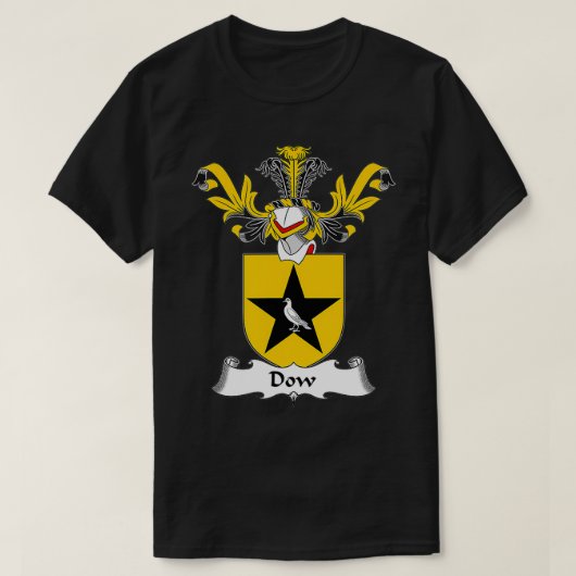 T-shirt Dow Coat of Arms  Family Crest  (Design devant)