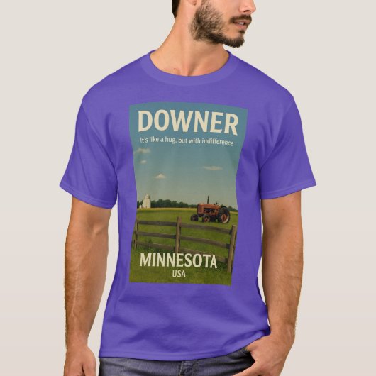 T-shirt Downer Minnesota USA (Devant)