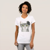 T-shirt Downton Cat | Bejewted With Lace (Devant entier)
