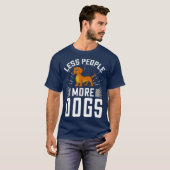 T-shirt Doxie Dachshund Chien Chien Chien Chien Chien Chie (Devant entier)