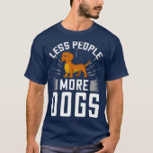 T-shirt Doxie Dachshund Chien Chien Chien Chien Chien Chie (Devant)