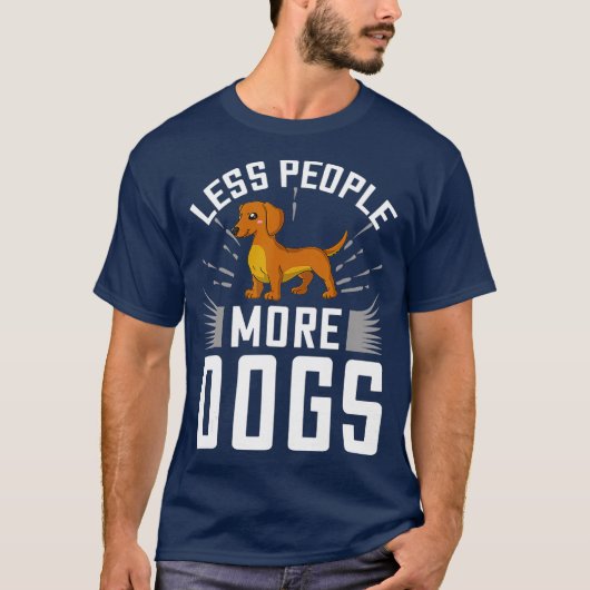 T-shirt Doxie Dachshund Chien Chien Chien Chien Chien Chie (Devant)