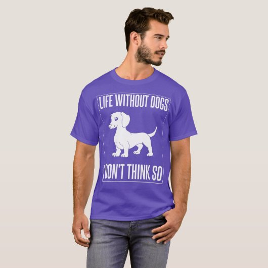 T-shirt Doxie Dachshund Chien Chien Chien Chien Chien Chie (Devant entier)