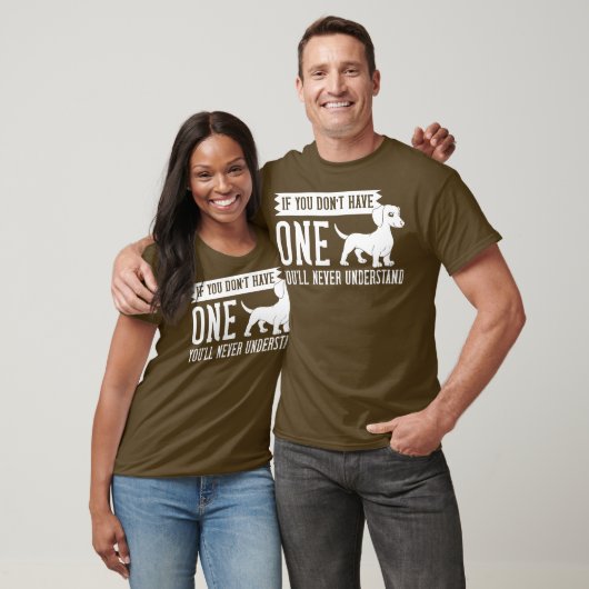 T-shirt Doxie Dachshund Chien Chien Chien Chien Chien Chie (Unisexe)