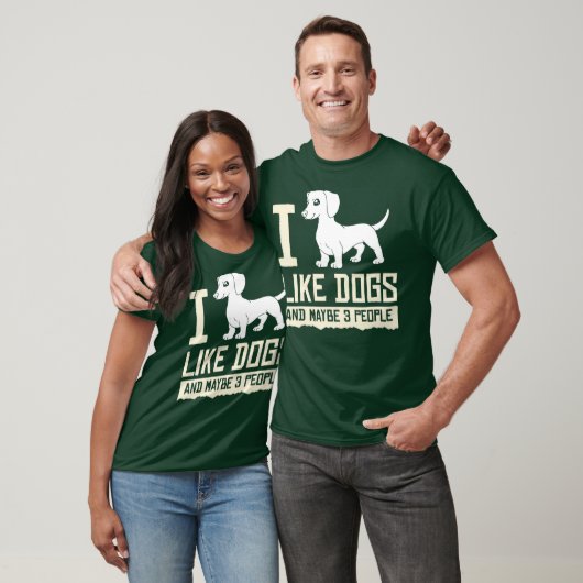 T-shirt Doxie Dachshund Chien Chien Chien Chien Chien Chie (Unisexe)