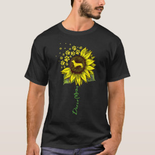 T-shirt Doxie Mom Sunflower Dachshund Dog Mom Mama
