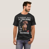 T-shirt Doxie Puppy Wiener Weenie Chien Maman Papa Miniatu (Devant entier)