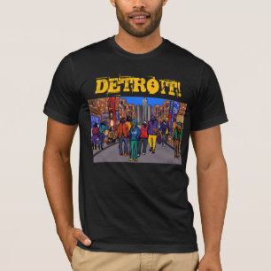 T-shirt Doxie Town City - DETROIT 