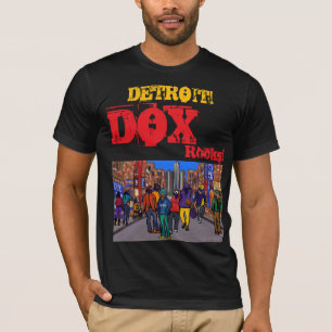 T-shirt Doxie Town City - DETROIT 