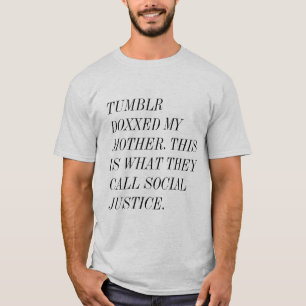 T-shirt doxxed