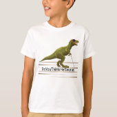 T-shirt DoYouThinkHeSaurus - Dinosaure pour garçons (Devant)