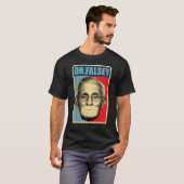 T-shirt Dr Falsey Docteur Fauci Avec Masque Visage (Devant entier)