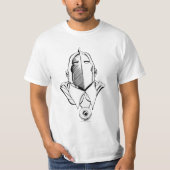 T-shirt Dr. Fate Mask Plan (Devant)