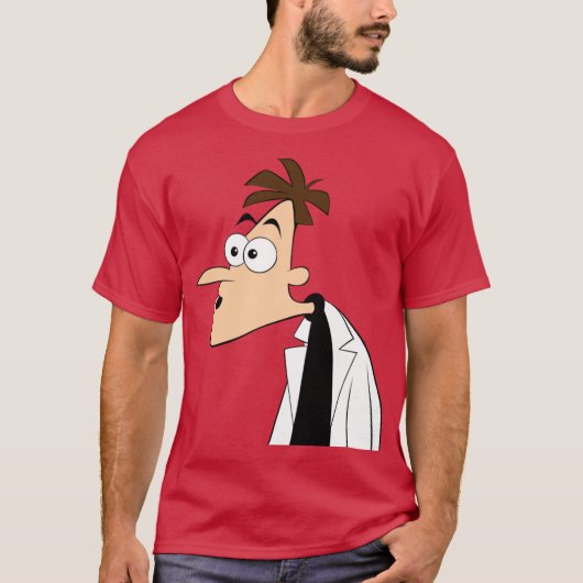 T-shirt Dr Heinz Doofenshmirtz retro (Devant)