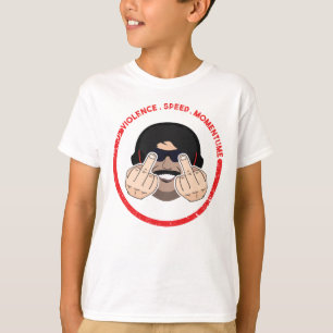 T-shirt Dr. Manque De Respect Violence Vitesse Momentum T-