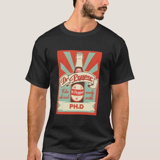 T-shirt Dr Pepper Vintage Classic  (Devant)