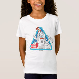 T-Shirt Dr Seuss Cat in the Moon Outer Space Graphic