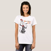 T-shirt Dr. Seuss | Chat Chapeauté Halloween (Devant entier)