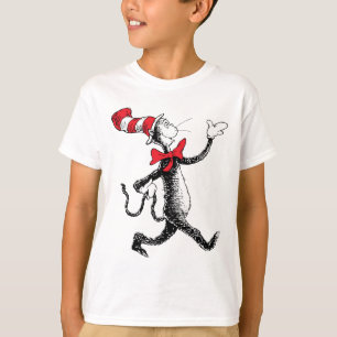 T-shirt Dr Seuss   Chat dans la marche des chats Casquette