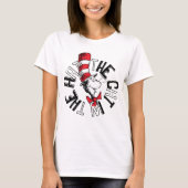 T-shirt Dr Seuss | Chat dans l'art rond Casquette (Devant)