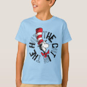 T-shirt Dr Seuss | Chat dans l'art rond Casquette (Devant)