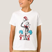 T-shirt Dr Seuss | Chat dans le Casquette, Chose un & Chos (Devant)
