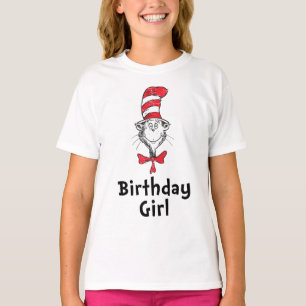 T-shirt Dr. Seuss Chat dans le Casquette Fille d'anniversa