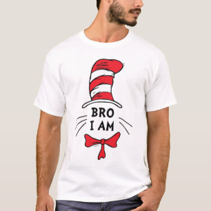 T-shirt Dr Seuss Chat dans le Casquette - Frère