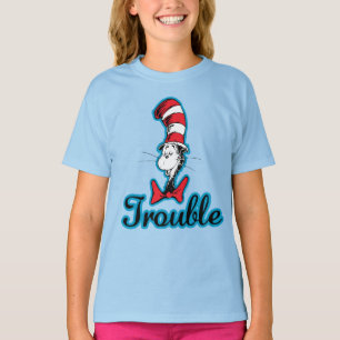 T-shirt Dr Seuss Chat dans le problème du Casquette