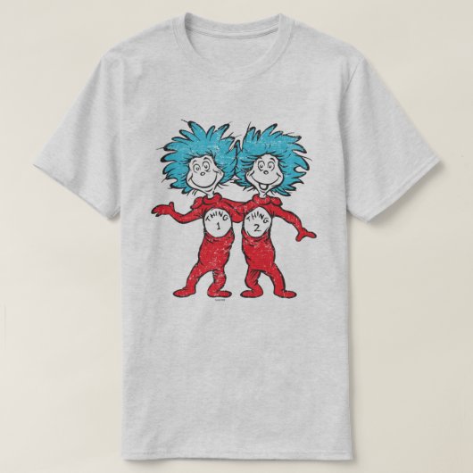 T-shirt Dr Seuss | Chose 1, Chose 2 Assis (Design devant)