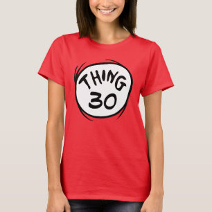 T-shirt Dr Seuss   Chose personnalisée Une chose deux