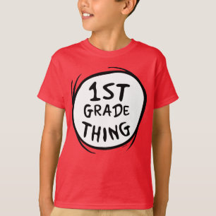 T-shirt Dr Seuss   Chose Une Chose Deux - 1ère Chose