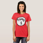 T-shirt Dr Seuss | Chose Une Chose Deux - Chose Une (Devant entier)