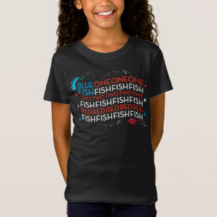 T-Shirt Dr. Seuss Graphique du drapeau américain Red Fis