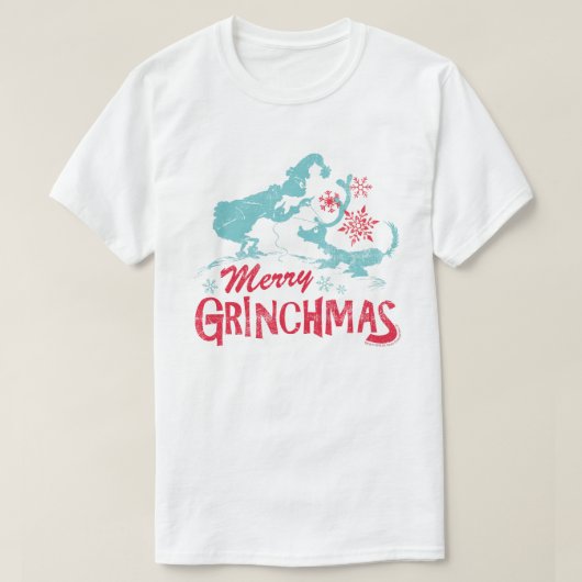T-shirt Dr Seuss | Grinch - Joyeux Grinchmas (Design devant)