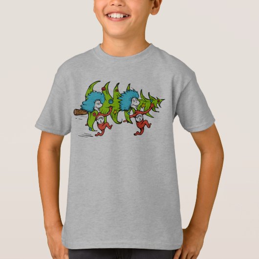 T-shirt Dr Seuss | Grinch | Une chose Noël (Devant)