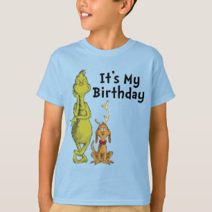 T-shirt Dr Seuss Grinch Winter Birday