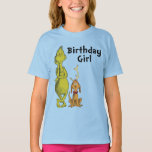 T-shirt Dr Seuss | Grinch Winter Birthday Girl<br><div class="desc">Découvrez cette chemise d'anniversaire d'hiver Dr Suess Grinch Girl.</div>