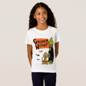 T-Shirt Dr Seuss | Hallowen Grinch Night Graphic (Devant entier)
