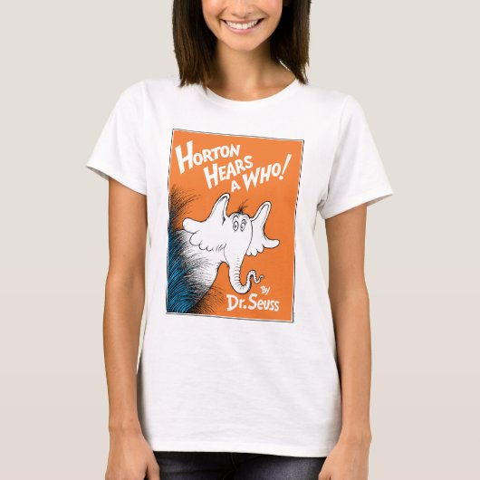 T-shirt Dr Seuss | Horton Entend un qui livre (Devant)