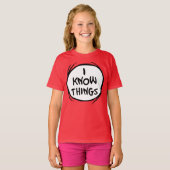 T-shirt Dr Seuss | La Chose Deux - Je Connais Les Choses (Devant entier)