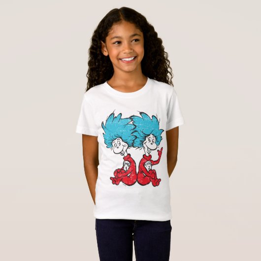 T-Shirt Dr Seuss| Le Chat dans le Casquette - Chose 1, Cho (Devant entier)